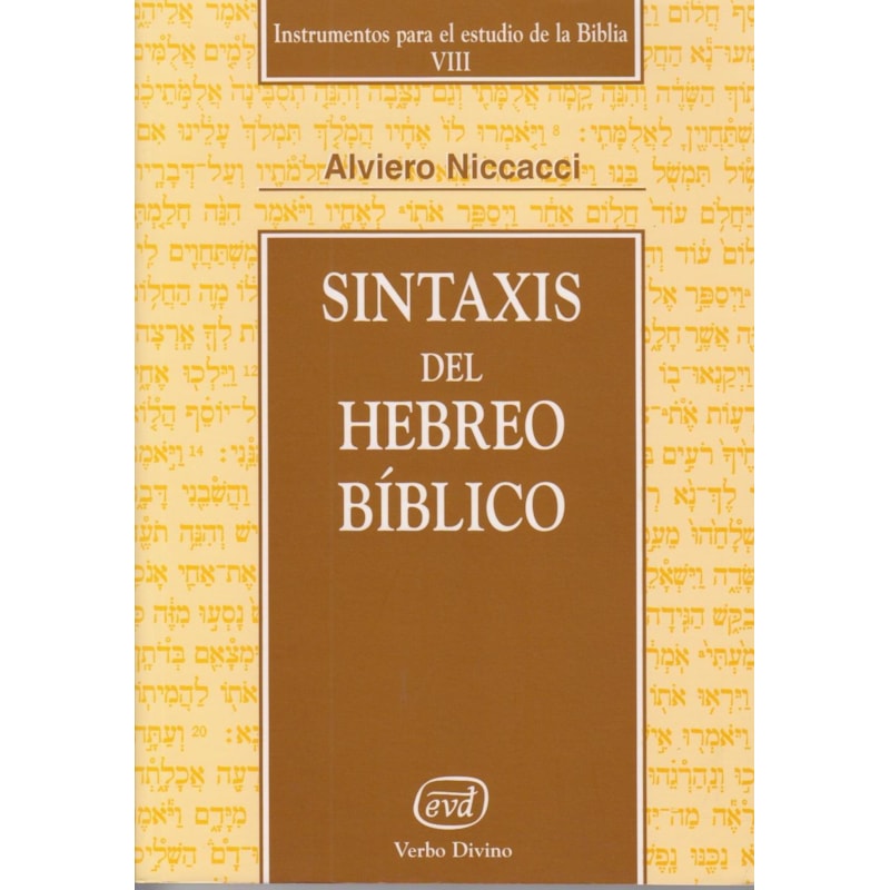 SINTAXIS DEL HEBREO BIBLICO - 1