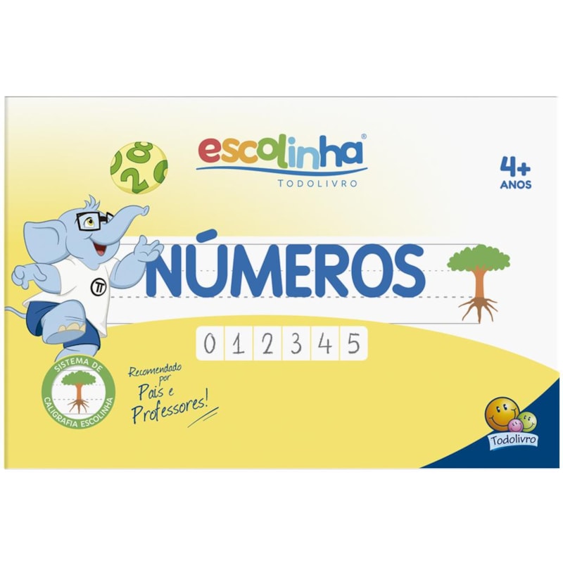Sistema de Caligrafia: Números (Escolinha Todolivro)
