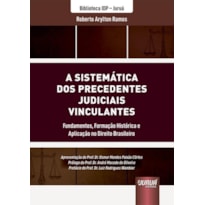 SISTEMÁTICAS DOS PRECEDENTE JUDICIAIS VINCULADOS, A