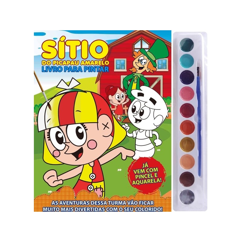 SÍTIO DE PICAPAU AMARELO LIVRO PARA PINTAR