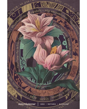 SKETCH & PLANNER - OS NOMES DE DEUS - FLORAL: ORE, ESTUDE, DESENHE