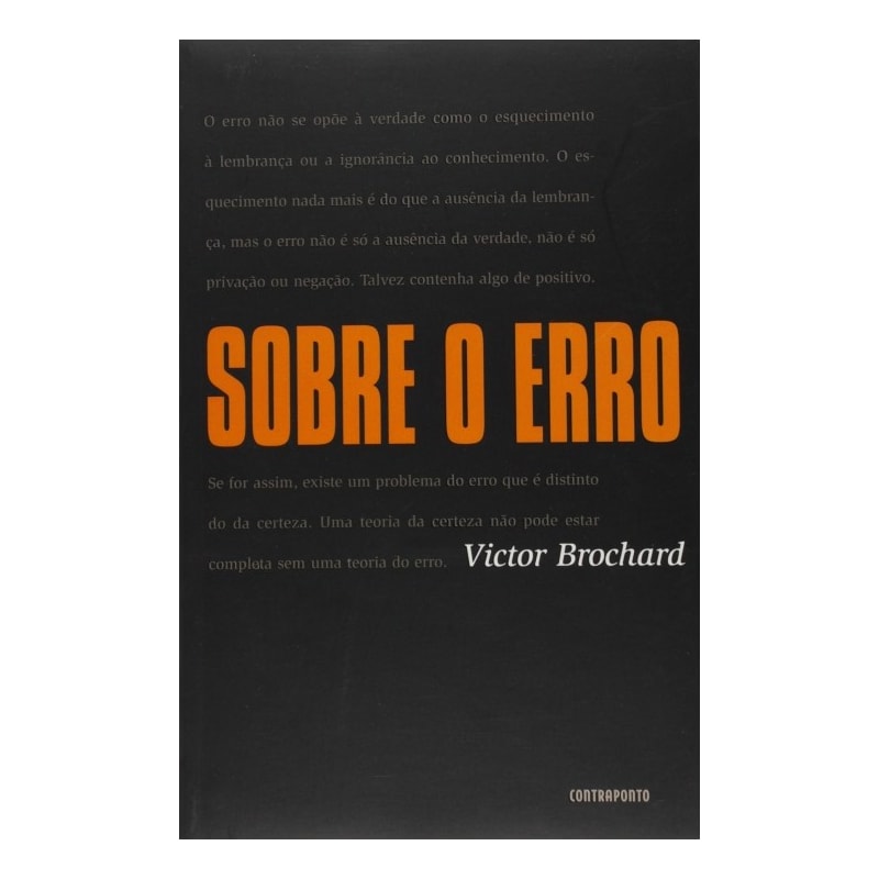 SOBRE O ERRO - 1
