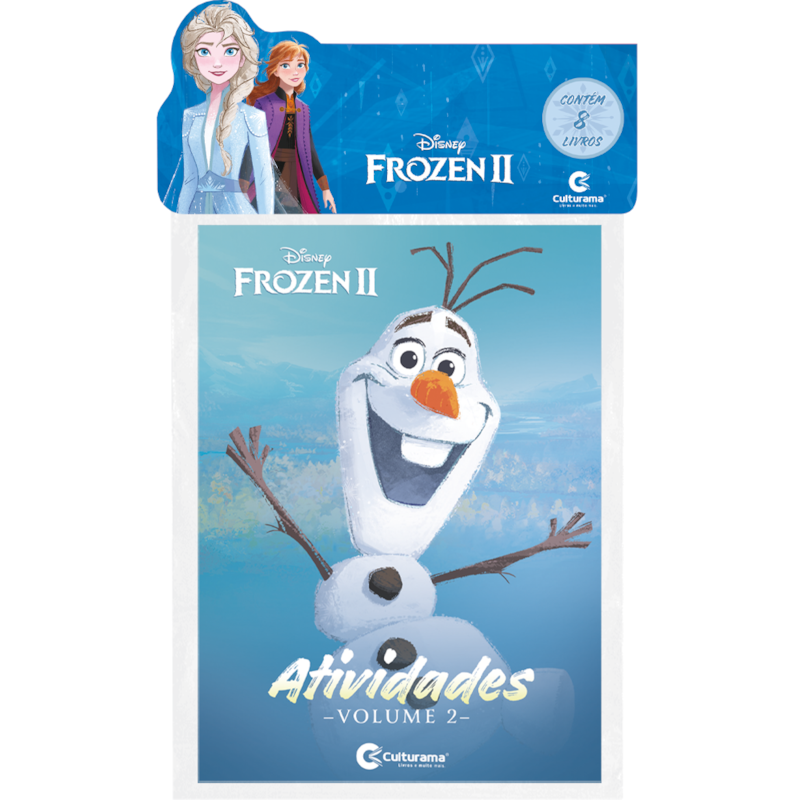 SOLAPA COM 8 LIVROS FROZEN 2