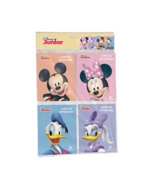 SOLAPA POP COM 4 MINILIVROS DE ATIVIDADES - MICKEY