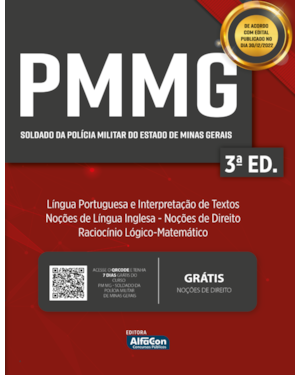 SOLDADO - POLÍCIA MILITAR DO ESTADO DE MINAS GERAIS - PMMG