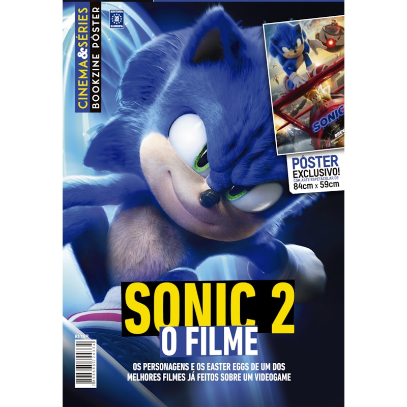 SONIC 2 - O FILME - SUPERPÔSTER CINEMA E SÉRIES
