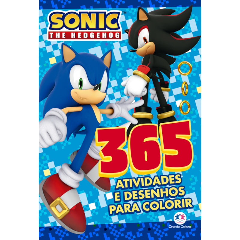 SONIC - 365 ATIVIDADES E DESENHOS PARA COLORIR
