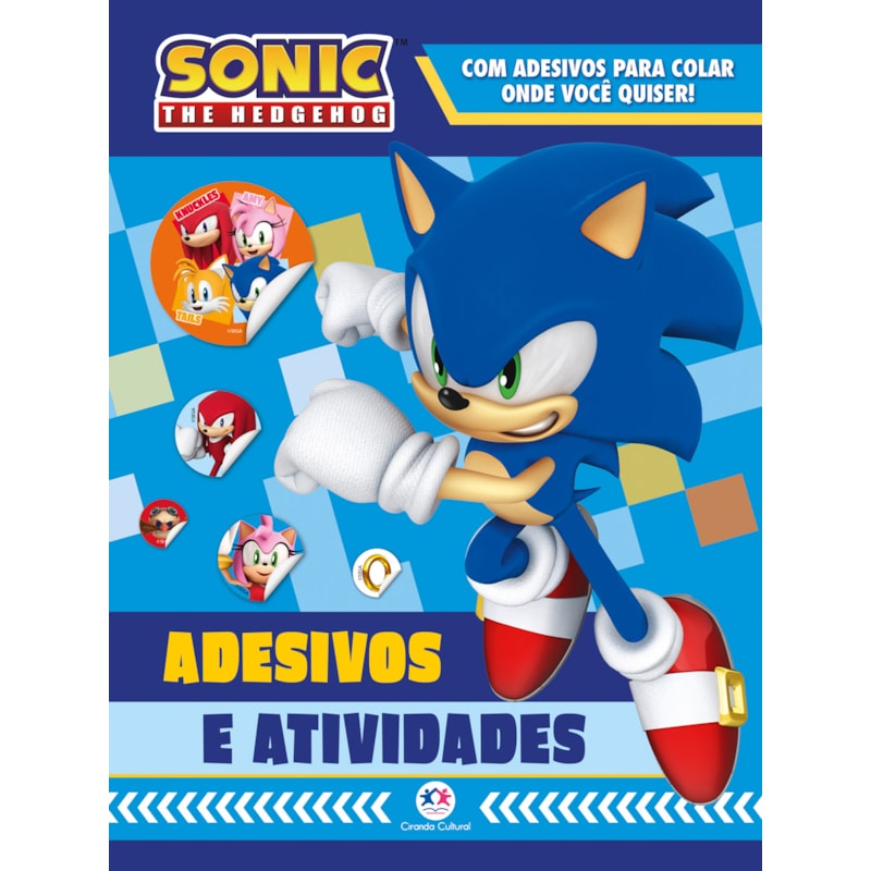 SONIC - ADESIVOS E ATIVIDADES