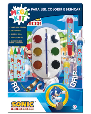 SONIC - LER, COLORIR E BRINCAR