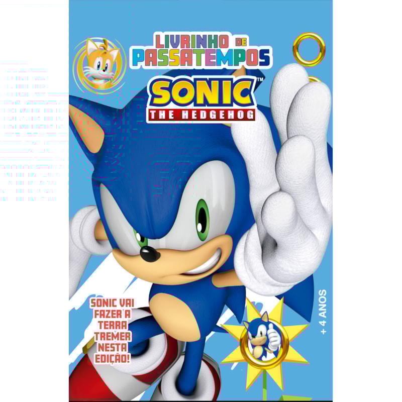 SONIC LIVRINHO DE PASSATEMPOS