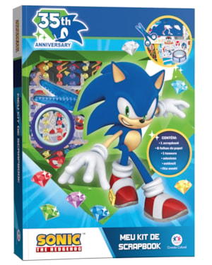 SONIC - MEU KIT DE SCRAPBOOK