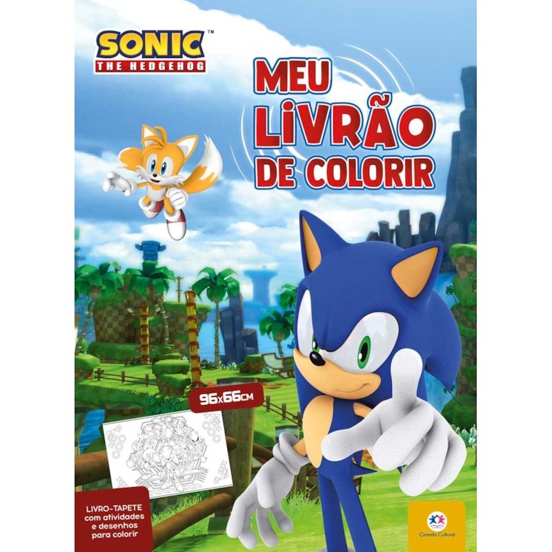 SONIC - MEU LIVRÃO DE COLORIR