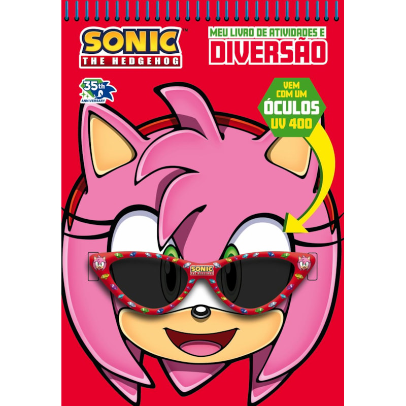 SONIC MEU LIVRO DE ATIVIDADES E DIVERSÃO