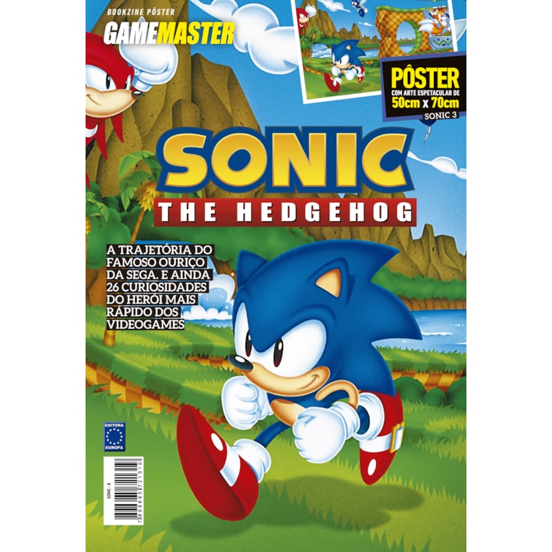 SONIC THE HEDGEHOG - ARTE A - SUPERPÔSTER GAME MASTER