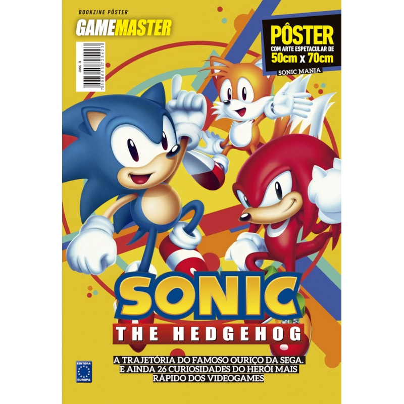 SONIC THE HEDGEHOG - ARTE B - SUPERPÔSTER GAME MASTER