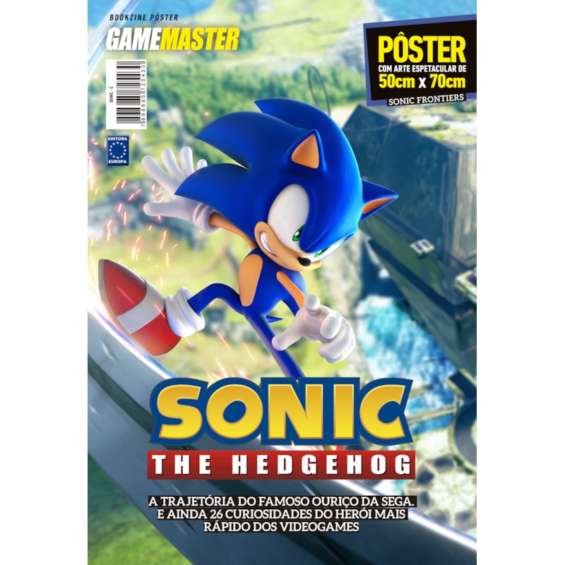 SONIC THE HEDGEHOG - ARTE C - SUPERPÔSTER GAME MASTER