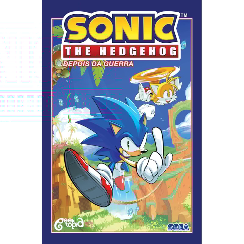 SONIC THE HEDGEHOG - VOLUME 1: DEPOIS DA GUERRA ( ACOMPANHA PÔSTER E MARCADOR)