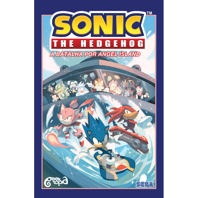 SONIC THE HEDGEHOG - VOLUME 3: A BATALHA POR ANGEL ISLAND: ( ACOMPANHA PÔSTER E MARCADOR)