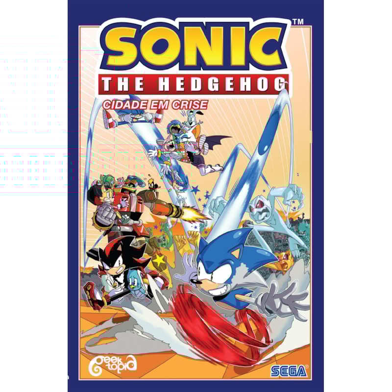 SONIC THE HEDGEHOG - VOLUME 5: CIDADE EM CRISE ( ACOMPANHA PÔSTER E MARCADOR)