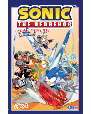 SONIC THE HEDGEHOG - VOLUME 5: CIDADE EM CRISE ( ACOMPANHA PÔSTER E MARCADOR)