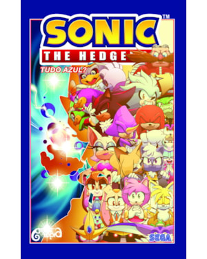 SONIC THE HEDGEHOG - VOLUME 8: TUDO AZUL?: ( ACOMPANHA PÔSTER E MARCADOR)