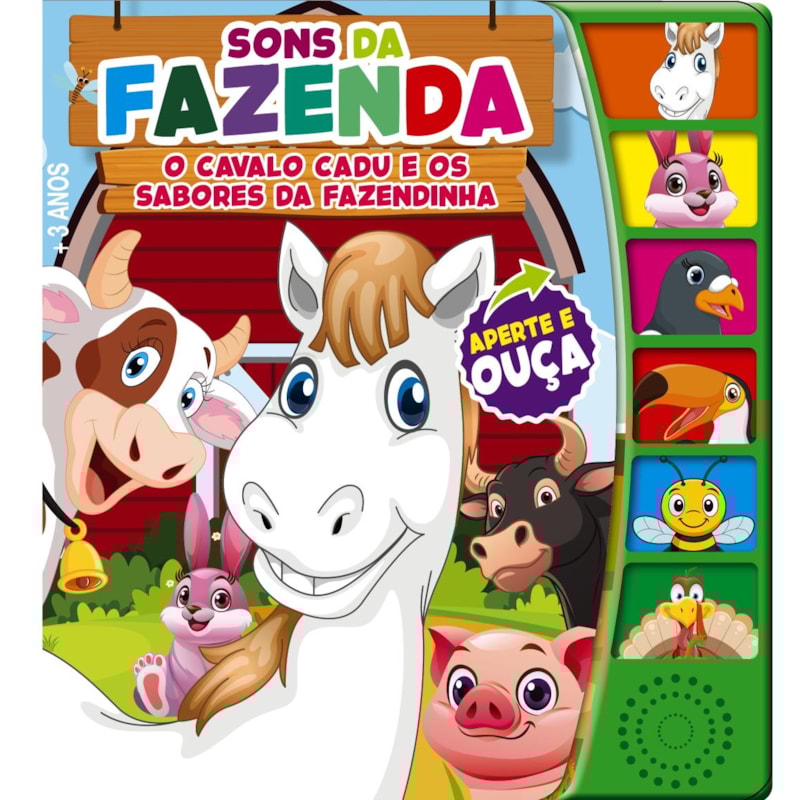 SONS DA FAZENDA DIVERTIDA - O CAVALO CADU - LIVRO SONORO