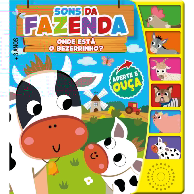 SONS DA FAZENDA - ONDE ESTÁ O BEZERRINHO? - LIVRO SONORO