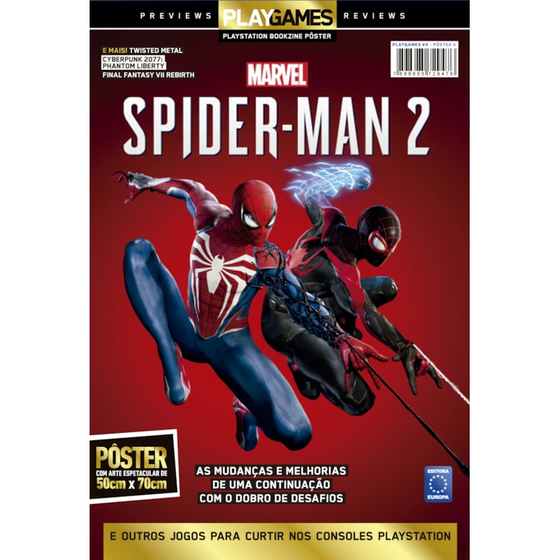 SPIDER-MAN 2 - SUPERPÔSTER PLAYGAMES