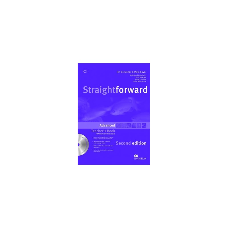 Straightforward 2nd Edit. Teacher''''s Book W/Resource CD-Adv.