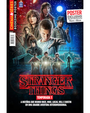 STRANGER THINGS - TEMPORADA 1 - SUPERPÔSTER CINEMA E SÉRIES