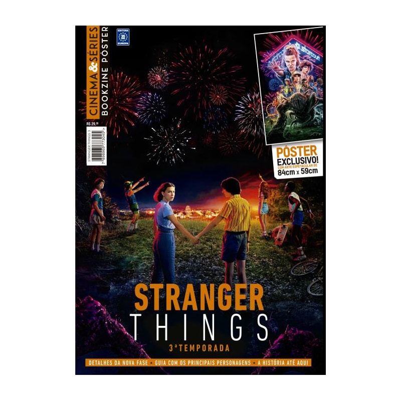 STRANGER THINGS - TEMPORADA 3 - SUPERPÔSTER CINEMA E SÉRIES