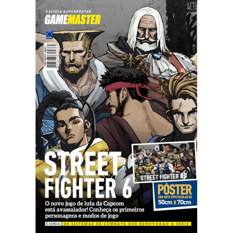 STREET FIGHTER 6 - ARTE B - SUPERPÔSTER GAME MASTER