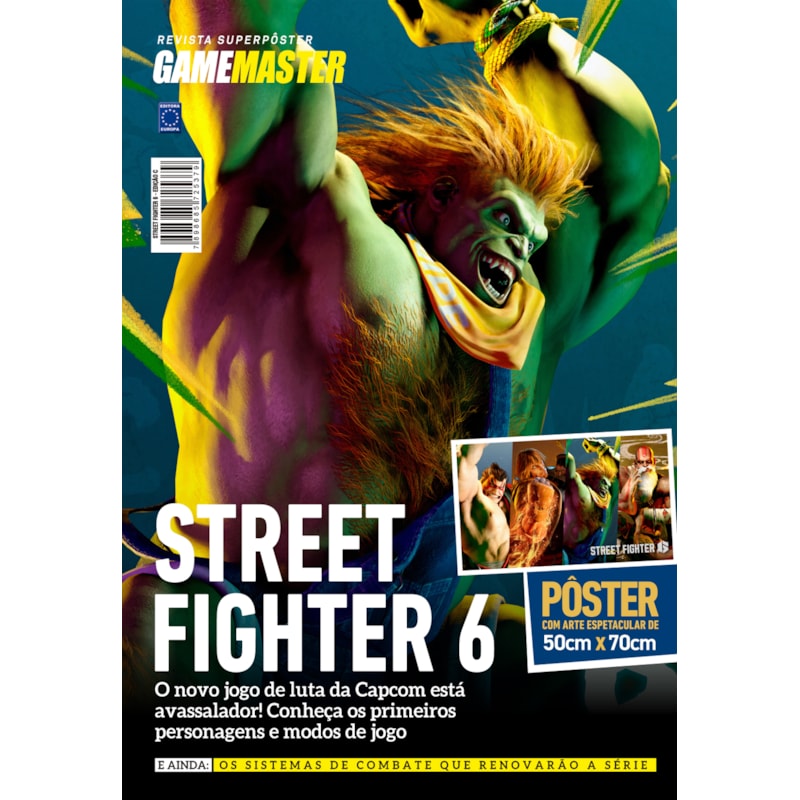 STREET FIGHTER 6 - ARTE C - SUPERPÔSTER GAME MASTER