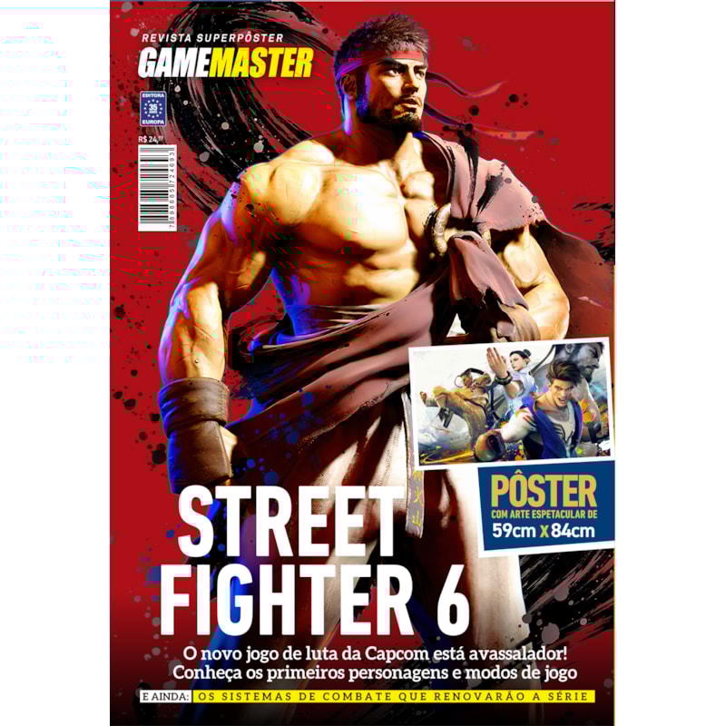 STREET FIGHTER 6 - SUPERPÔSTER GAME MASTER