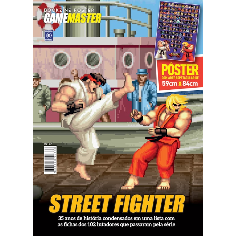 STREET FIGHTER - SUPERPÔSTER GAME MASTER