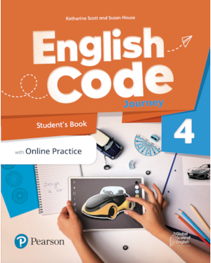 STUDENTS PACK - ENGLISH CODE JOURNEY LEVEL 4 STUDENTS BOOK & WORKBOOK