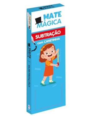 Subtração - Livro Infantil de Matemática com Canetinha Reutilizável - Atividades Educativas