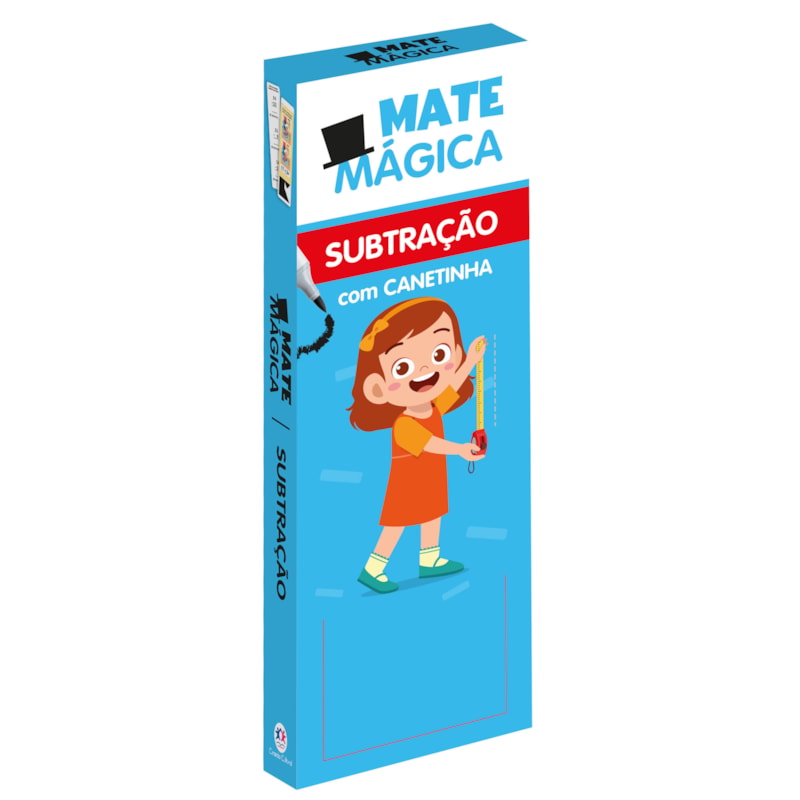 SUBTRAÇÃO - LIVRO INFANTIL DE MATEMÁTICA COM CANETINHA REUTILIZÁVEL - ATIVIDADES EDUCATIVAS