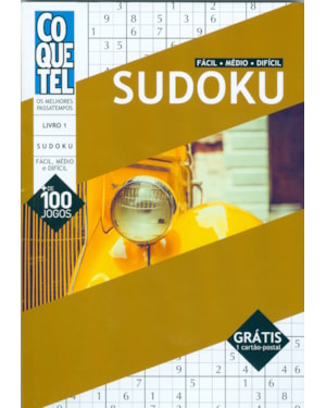 SUDOKU - FÁCIL MÉDIO DIFÍCIL (LIVRO1)