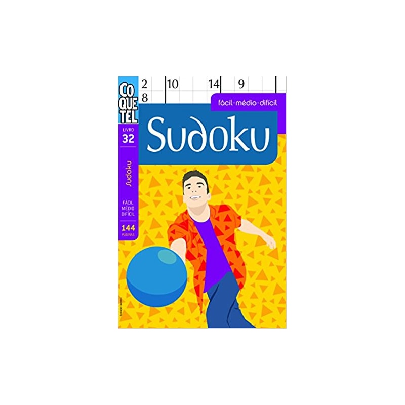 SUDOKU - FÁCIL, MÉDIO E DIFÍCIL - LIVRO 32
