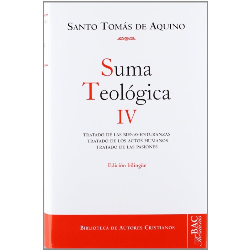 SUMA TEOLOGICA  VOL.IV - 1ª