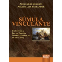 SÚMULA VINCULANTE - UM ESTUDO À LUZ DA EMENDA CONSTITUCIONAL 45, DE 08.12.2004 - DE ACORDO COM A LEI 11.417, DE 2006