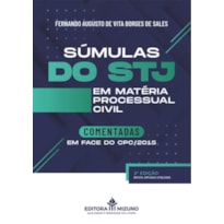 Súmulas do STJ em matéria processual civil