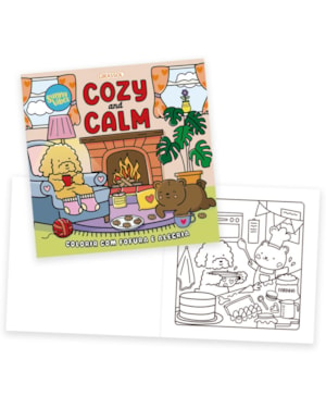 SUNNY VIBES: COZY AND CALM - COLORIR COM FOFURA E ALEGRIA - LIVRO DE COLORIR