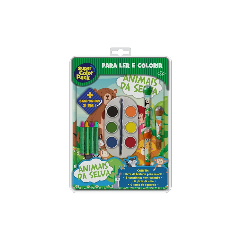 SUPER COLOR PACK - ANIMAIS DA SELVA