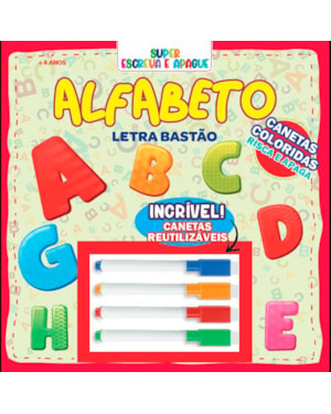 SUPER ESCREVA E APAGUE - ALFABETO