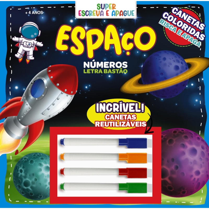 SUPER ESCREVA E APAGUE - ESPAÇO