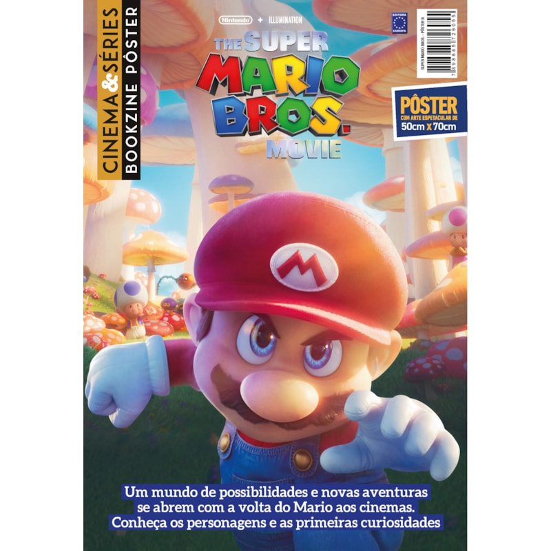 SUPER MARIO BROS. O FILME - ARTE B - SUPERPÔSTER CINEMA E SÉRIES
