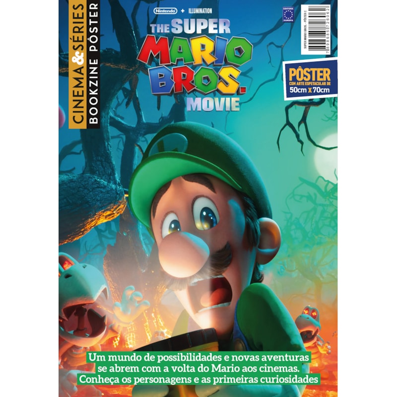 SUPER MARIO BROS. O FILME - ARTE C - SUPERPÔSTER CINEMA E SÉRIES