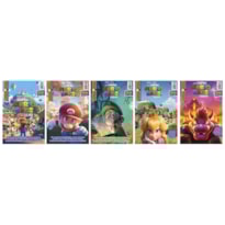 SUPER MARIO BROS. O FILME - COLEÇÃO 5 PÔSTERES - SUPERPÔSTER CINEMA E SÉRIES